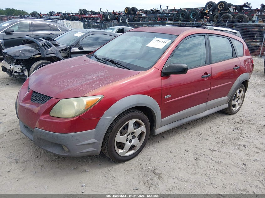 2004 Pontiac Vibe, Удар сзади, IAAI, VIN 5Y2SL62854Z428699 — фото 2