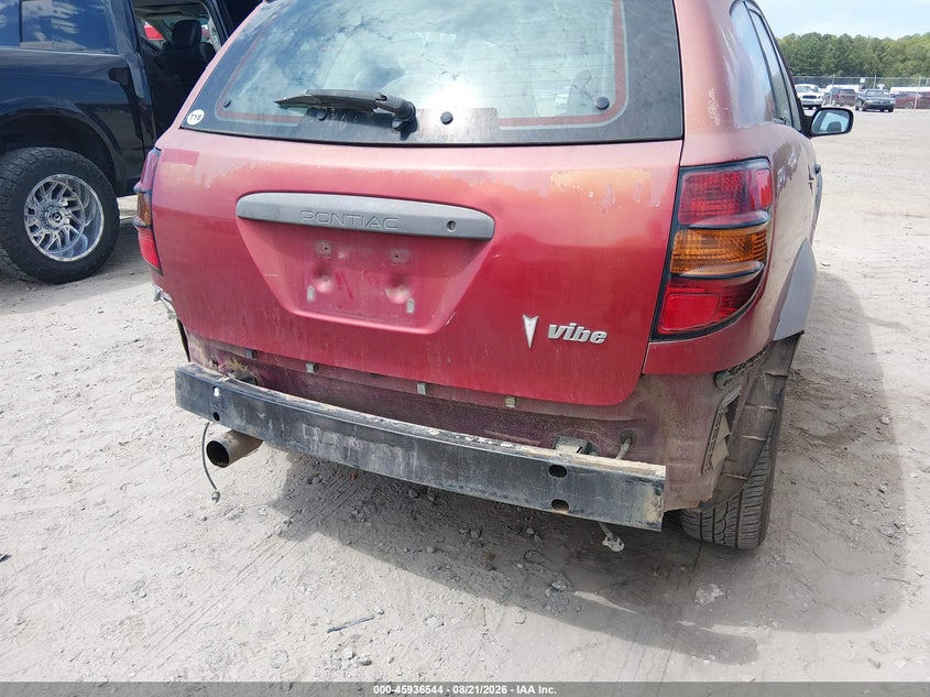 PONTIAC VIBE 2004 VIN 5Y2SL62854Z428699