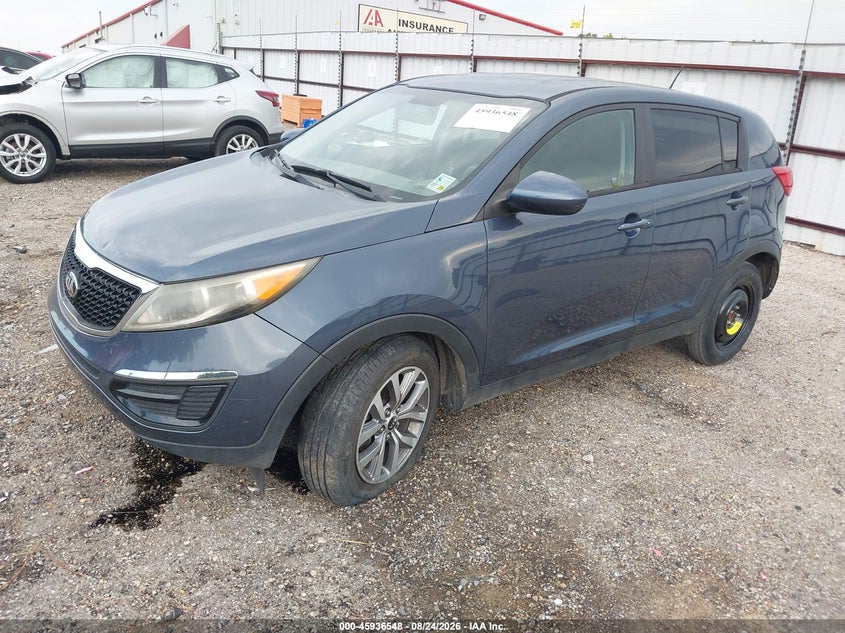 2016 Kia Sportage, Undercarriage, IAAI, VIN KNDPB3AC2G7867372 — photo 2