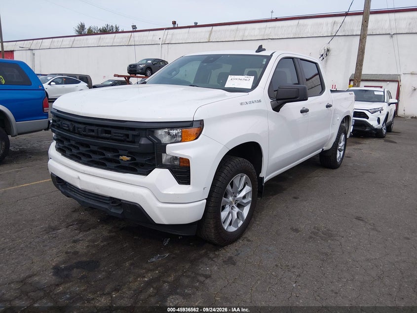 Vin: 3gcpdbek2pg206922, lot: 46435704, chevrolet silverado 1500 4wd  short bed custom 20232