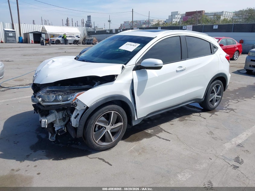 2021 Honda Hr-V 2Wd Ex, Удар спереду, IAAI, VIN 3CZRU5H58MM713542 — фото 2