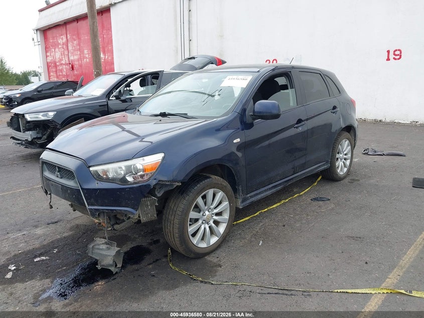 2011 Mitsubishi Outlander, Front End, IAAI, VIN JA4AR4AU3BZ007598 — photo 2