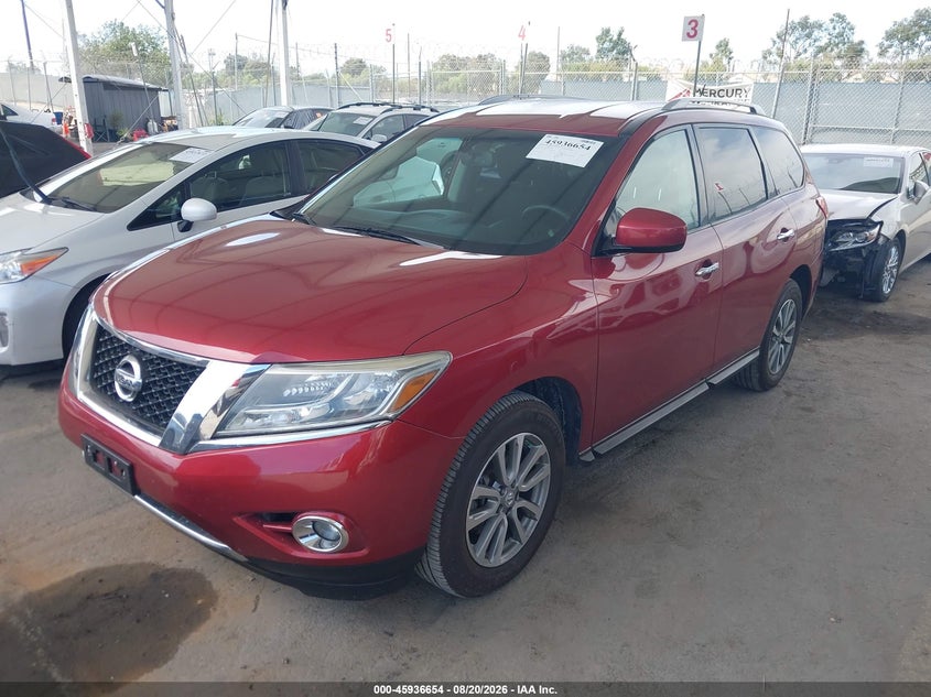 2016 NISSAN PATHFINDER auction photo 2