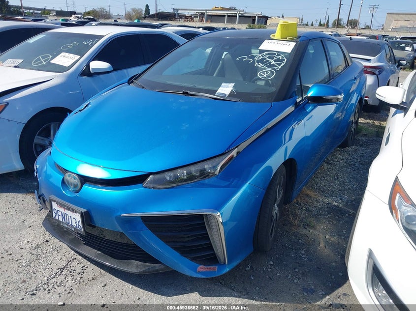Vin: jtdbvrbd3ka007634, lot: 46435803, toyota mirai 20192