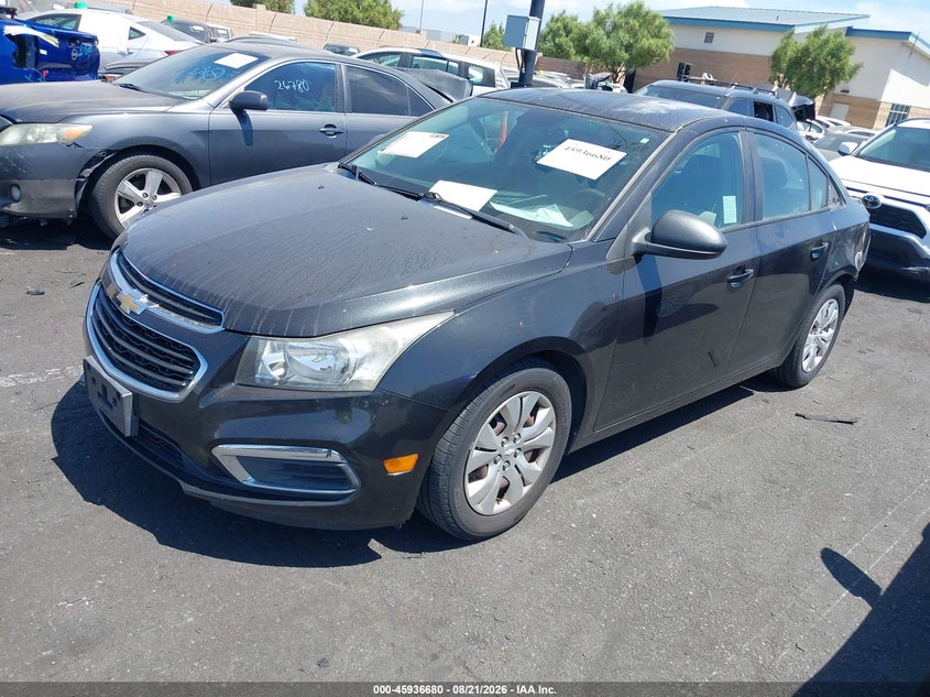 2015 Chevrolet Cruze Ls Auto, Удар ззаду, IAAI, VIN 1G1PA5SG4F7254953 — фото 2