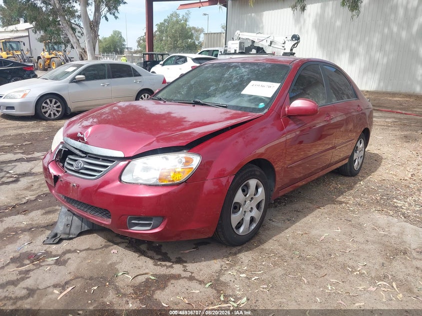 2007 Kia Spectra, Normal Wear & Tear, IAAI, VIN KNAFE121975439327 — photo 2