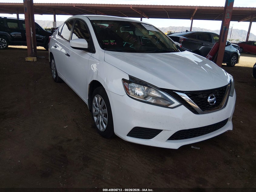 2018 Nissan Sentra S, Rear, IAAI, VIN 3N1AB7AP0JY314292