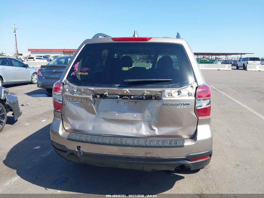 2016 SUBARU FORESTER SPORT UTILITY VEHICLE 2.5L H-4 DOHC, VVT, 170HP