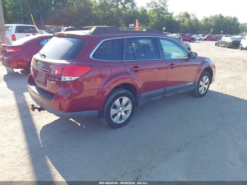 2011 SUBARU OUTBACK auction photo 4