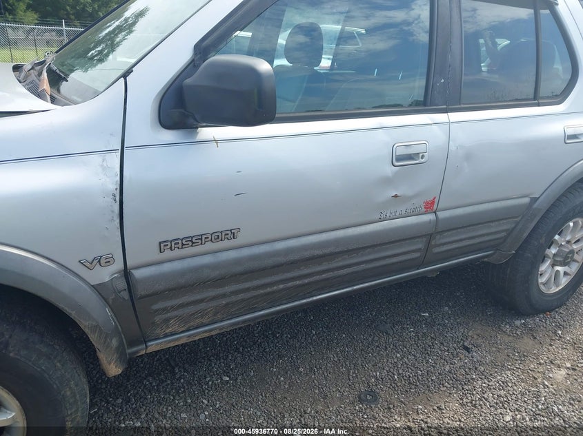 HONDA PASSPORT 2001 VIN 4S6DM58W514401617