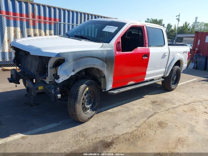 2019 Ford F-150, Left Side, IAAI, VIN 1FTEW1E5XKKD68563 — photo 2