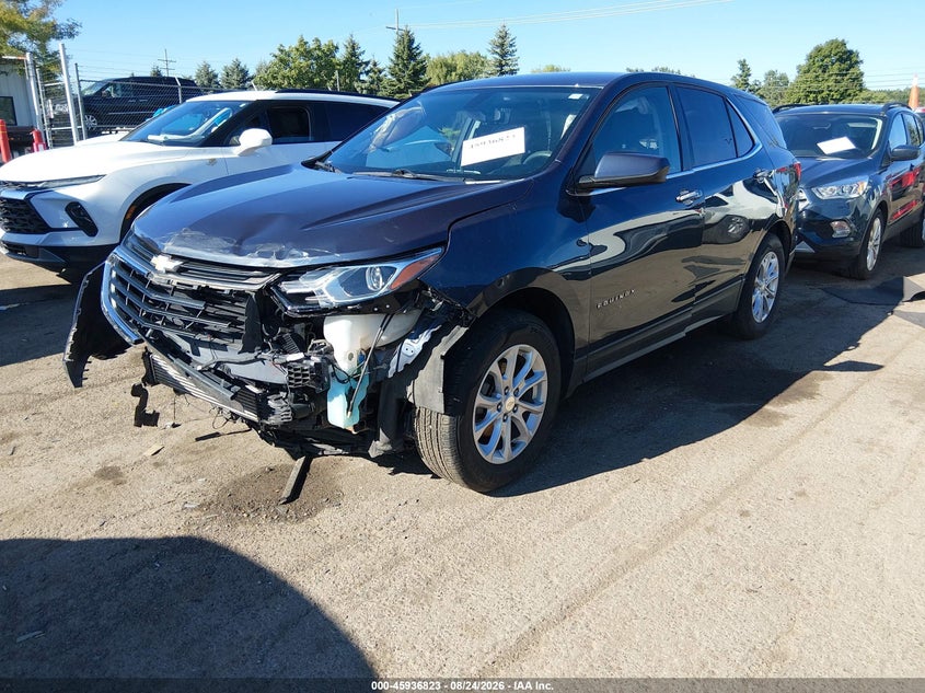 2019 Chevrolet Equinox, Удар спереду, IAAI, VIN 3GNAXUEV0KL215838 — фото 2