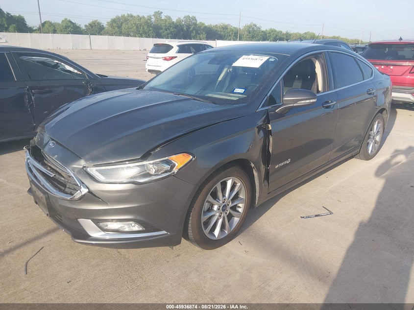 2017 Ford Fusion, Front End, IAAI, VIN 3FA6P0LU0HR287300 — photo 2