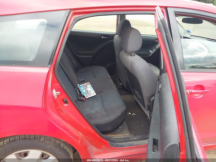TOYOTA MATRIX 2008 VIN 2T1KR32EX8C719749