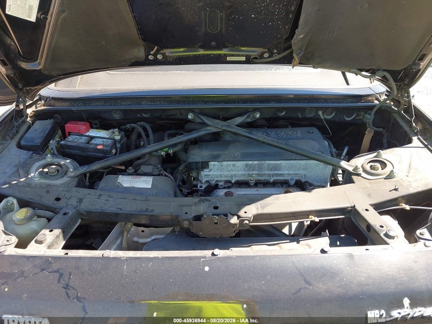 TOYOTA MR2 SPYDER 2000 VIN JTDFR3202Y0014671
