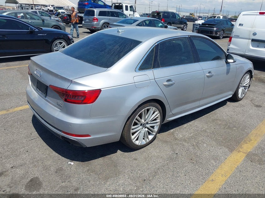 AUDI A4 2017 VIN WAUENAF46HN002242