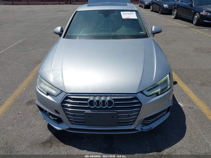AUDI A4 2017 VIN WAUENAF46HN002242