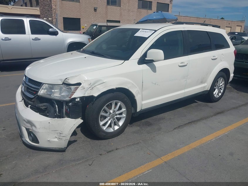2013 Dodge Journey, Front End, IAAI, VIN 3C4PDDBG4DT685388 — photo 2