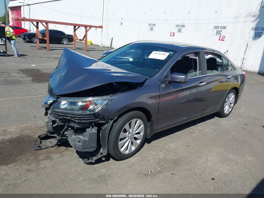 2015 Honda Accord, Front End, IAAI, VIN 1HGCR2F85FA216202 — photo 2
