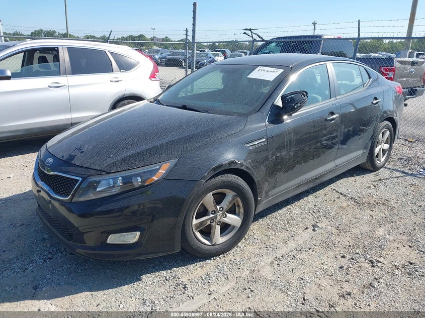 2015 Kia Optima, Left Side, IAAI, VIN 5XXGM4A78FG481595 — photo 2