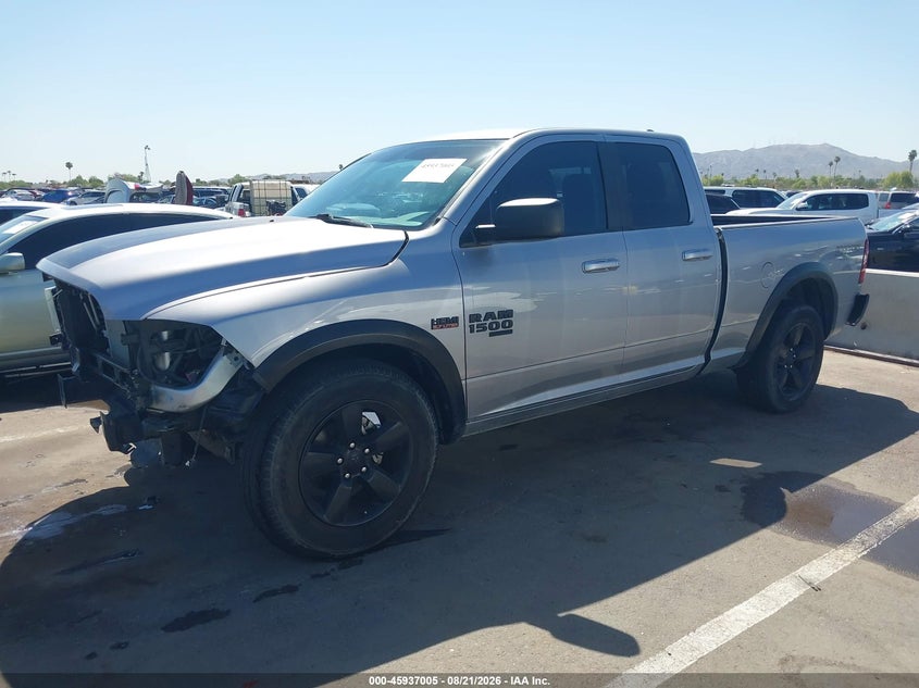 2019 RAM 1500, Front & Rear, IAAI, VIN 1C6RR6GT5KS734292 — photo 2