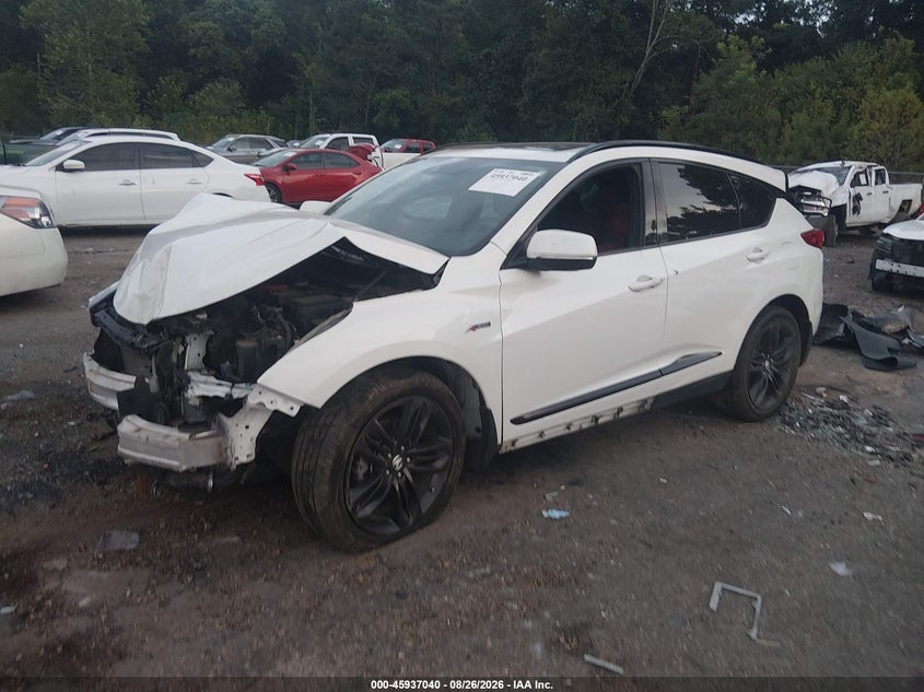 2019 Acura Rdx A-Spec Package, Front End, IAAI, VIN 5J8TC1H66KL010148 — photo 2