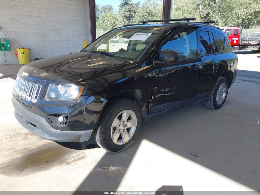 2016 Jeep Compass, Оба бока, IAAI, VIN 1C4NJCBA6GD815185 — фото 2