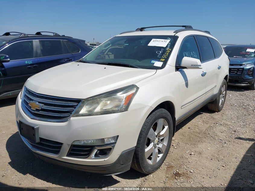 2015 Chevrolet Traverse, Изъятое, IAAI, VIN 1GNKRJKDXFJ290505 — фото 2