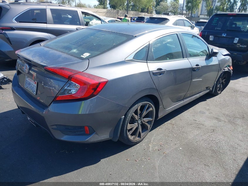 2019 HONDA CIVIC SEDAN 2.0L I-4 DOHC, VVT, 158HP