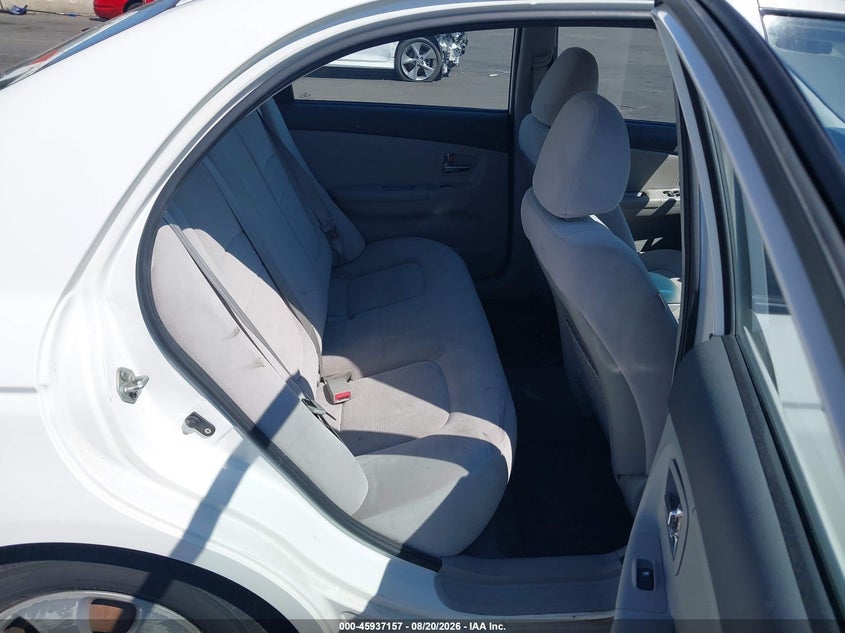 KIA SPECTRA 2008 VIN KNAFE121785492206