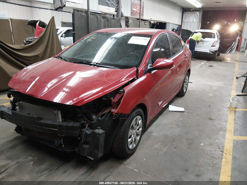 2017 Hyundai Accent, Удар спереду, IAAI, VIN KMHCT4AE5HU287843 — фото 2