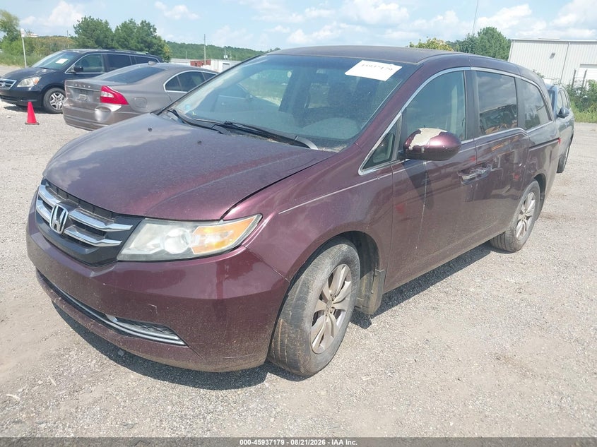 2014 Honda Odyssey, Normal Wear & Tear, IAAI, VIN 5FNRL5H47EB005501 — photo 2