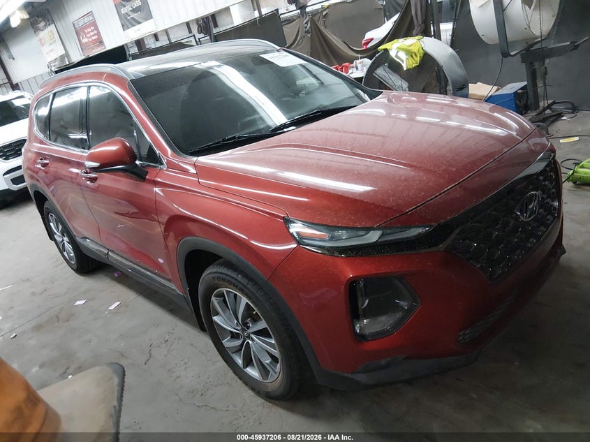 2019 Hyundai Santa Fe Limited, Неизвестно, IAAI, VIN 5NMS5CAD6KH134639