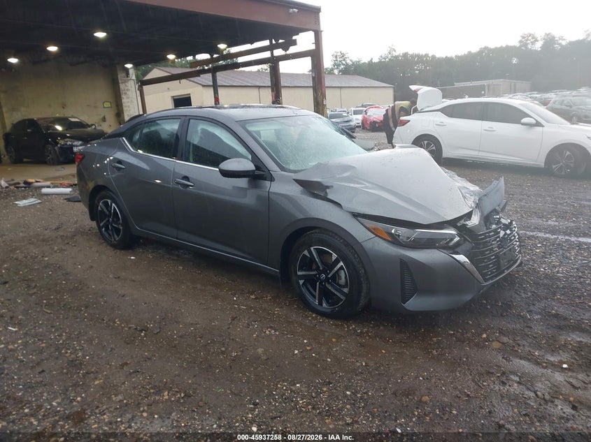 2025 Nissan Sentra Sv, Перед, IAAI, VIN 3N1AB8CV4SY313777