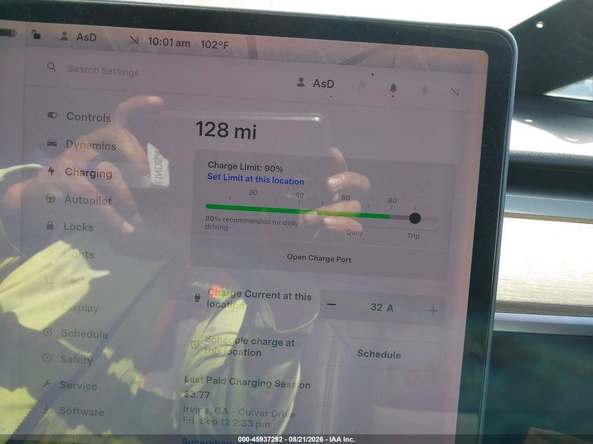 TESLA MODEL 3 2019 VIN 5YJ3E1EA8KF435617
