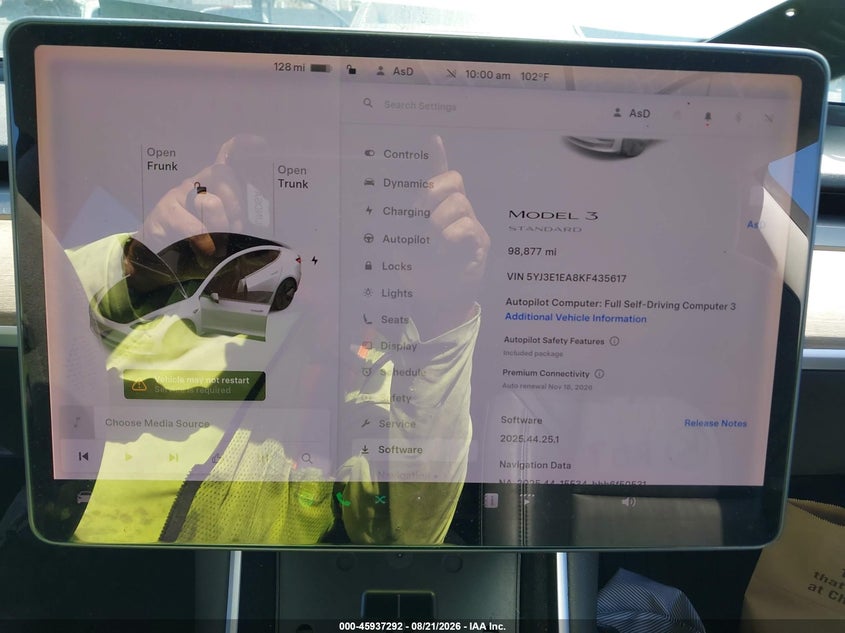 2019 TESLA MODEL 3 auction photo 7
