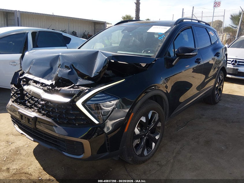 2024 Kia Sportage X-Line, Front End, IAAI, VIN 5XYK6CDF2RG200733 — photo 2