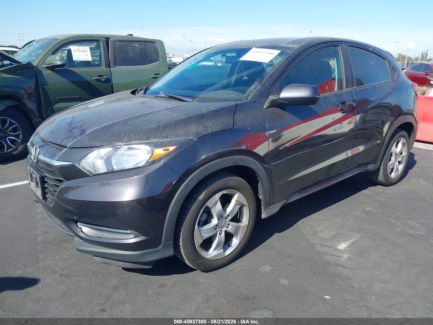 2016 Honda HR-V, Удар сзади, IAAI, VIN 3CZRU5H33GM737010 — фото 2