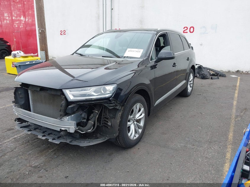2017 Audi Q7, Front End, IAAI, VIN WA1AHAF77HD044759 — photo 2