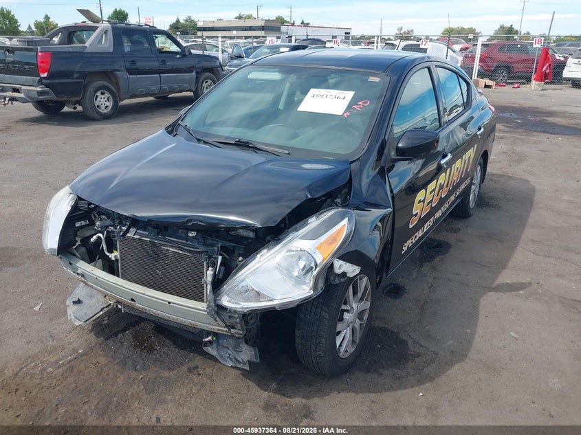 2019 Nissan Versa, Front End, IAAI, VIN 3N1CN7AP8KL835291 — photo 2