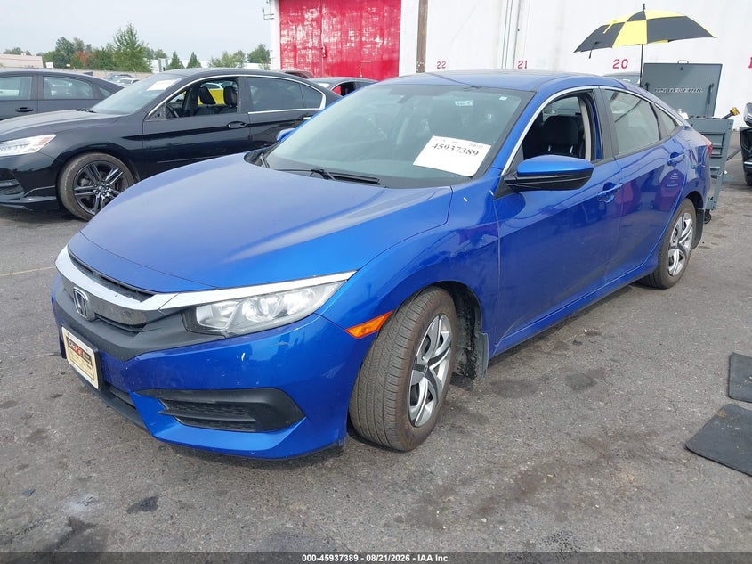 2018 Honda Civic, Правый бок, IAAI, VIN 2HGFC2F55JH517955 — фото 2