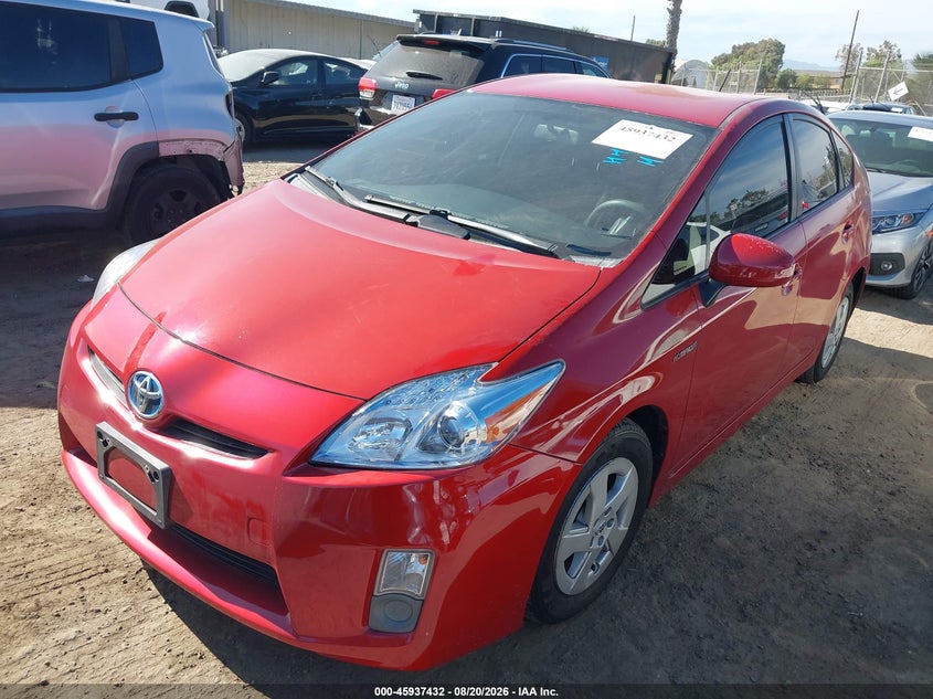 2010 Toyota Prius, Ходова, IAAI, VIN JTDKN3DU1A1314163 — фото 2