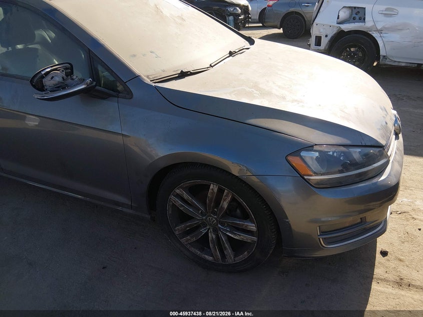 VOLKSWAGEN GOLF 2015 VIN 3VW217AU8FM083924