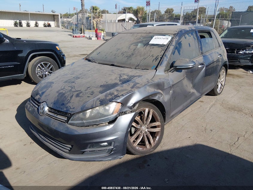 VOLKSWAGEN GOLF 2015 VIN 3VW217AU8FM083924
