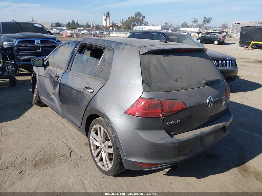 VOLKSWAGEN GOLF 2015 VIN 3VW217AU8FM083924