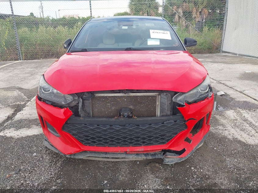 HYUNDAI VELOSTER 2019 VIN KMHTH6AB2KU015714