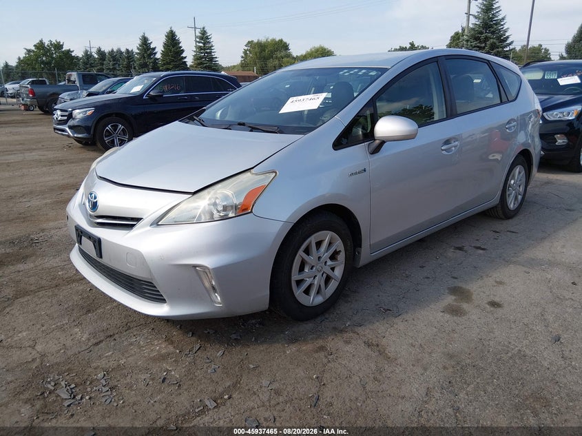 2012 Toyota Prius v (+), Обычный износ, IAAI, VIN JTDZN3EU9C3047469 — фото 2