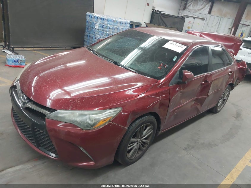 2016 Toyota Camry, Удар сзади, IAAI, VIN 4T1BF1FK7GU610000 — фото 2