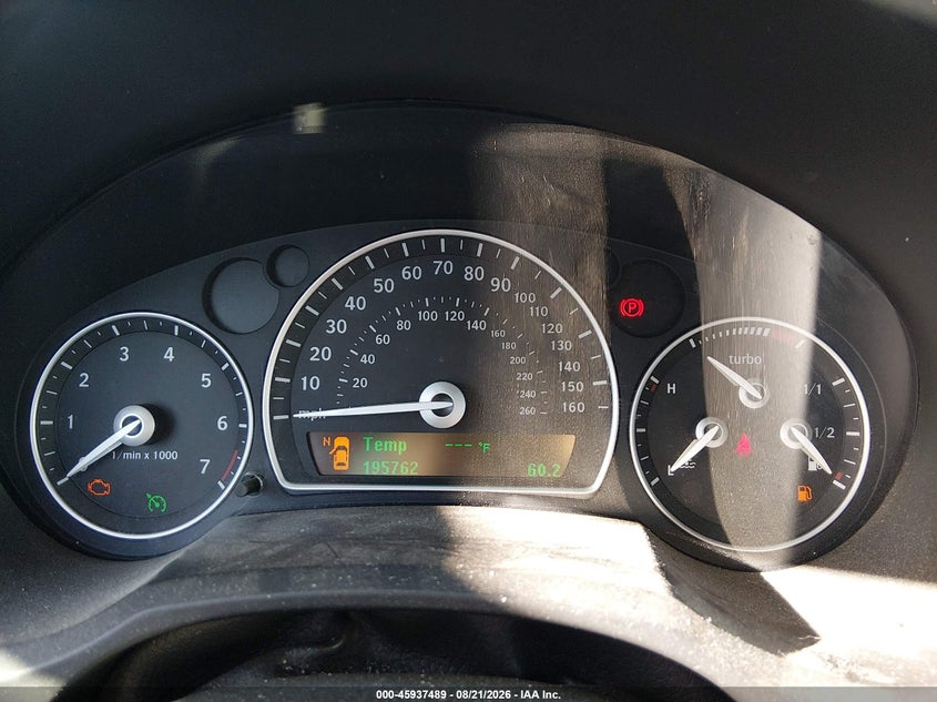 SAAB 9-3 2009 VIN YS3FB49Y291019864
