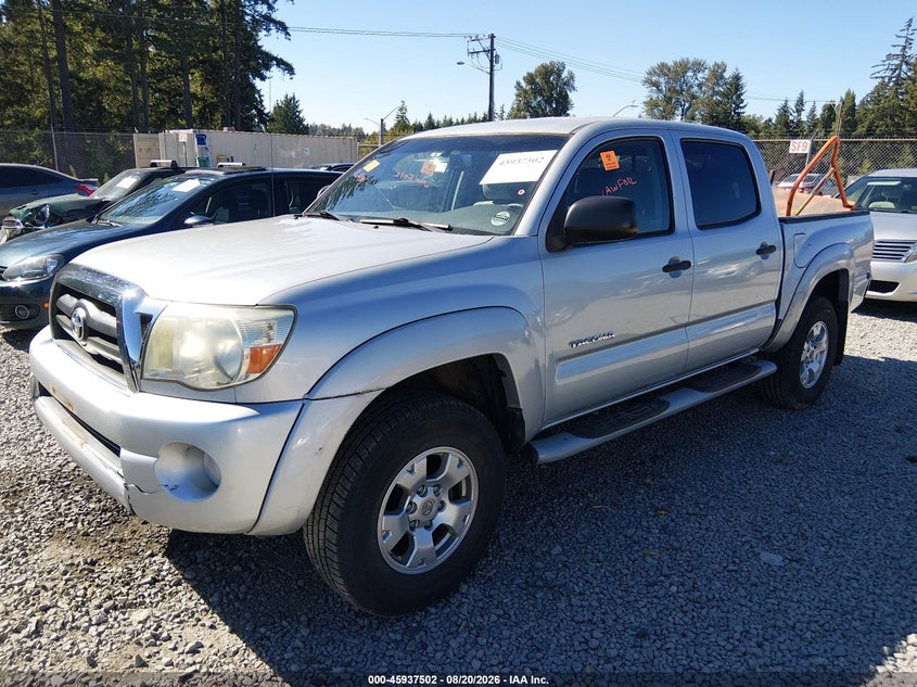 2007 Toyota Tacoma Base V6, Удар спереди, IAAI, VIN 5TELU42N87Z360600 — фото 2